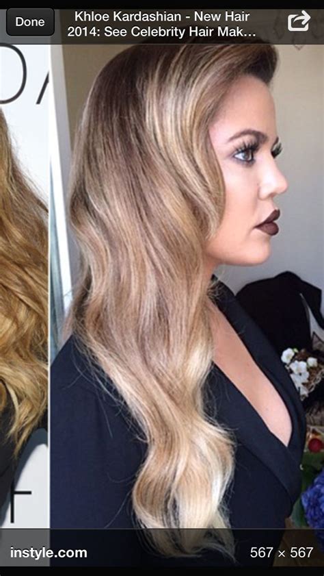 Khloe Kardashian Blonde Ombré Hair Kardashian Hair Color Hair Beauty