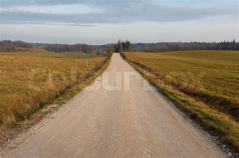 Countryside Dirt Road Stock Image Colourbox