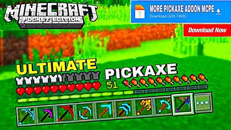 Ultimate Custom Pickaxe Addon For Minecraft Pocket Edition 119