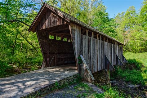 Pisgah Covered Bridge In North Carolina Is Surrounded By Natural Beauty