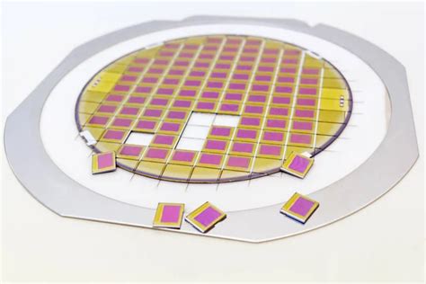 Semiconductor Wafer Dicing Stockfotografier Royaltyfria Semiconductor