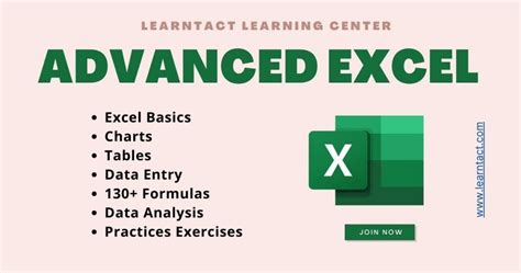 Advanced Excel Course LearnTact