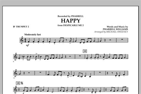 Happy From Despicable Me 2 Bb Trumpet 2 Sheet Music Mike Sweeney