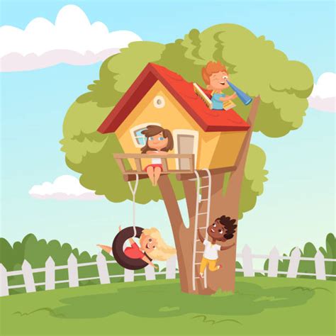 1000 Kids Climbing Tree Stock Illustrations Royalty Free Vector