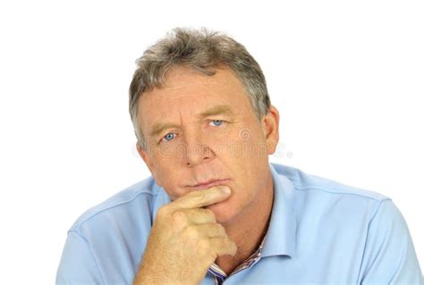 Casual Concerned Man Stock Image Image 15056631