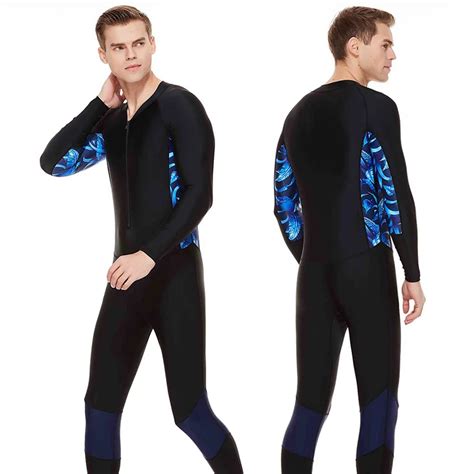 Upf 50 Lycra Full Body Sports Dive Skins Rash Guard Swimsuit Diving Snorkeling Swimming Back