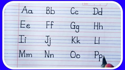 Abcd Writingabcdefgalphabetalphabets In Englishhow To Write