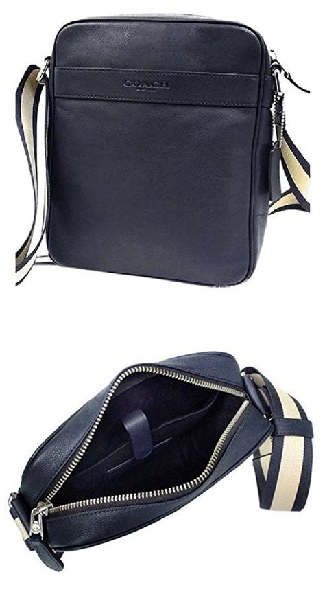 Bag accessories refine by category: Coach Mens Flight Bag Smith Leather Crossbody Bag F54782 ...