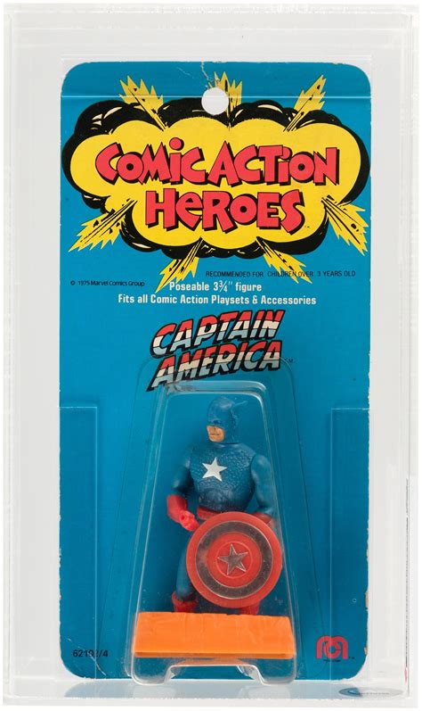 Hakes Mego Comic Action Heroes Captain America Carded Action