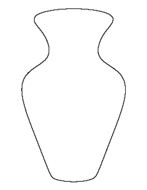 Free Printable Template For A Vase