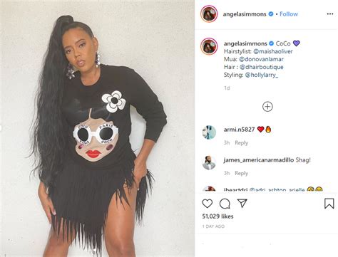 U Better Stop It Angela Simmons Flaunts Her Thick Thighs Fans Lose It