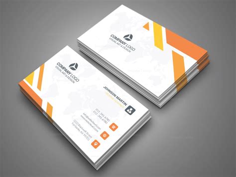 Company Business Card Design · Graphic Yard Graphic Templates Store