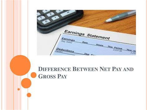Ppt Difference Bw Net Pay Vs Gross Pay Powerpoint Presentation Free