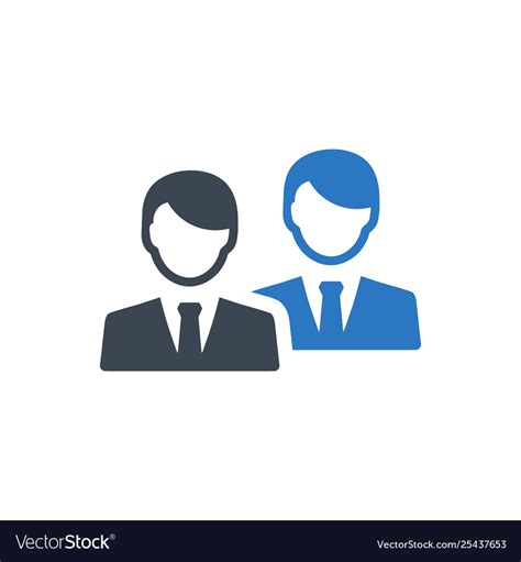 Business People Icon Royalty Free Vector Image