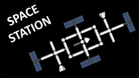 How To Build A Space Station In Sfs Spaceflight Simulator Youtube
