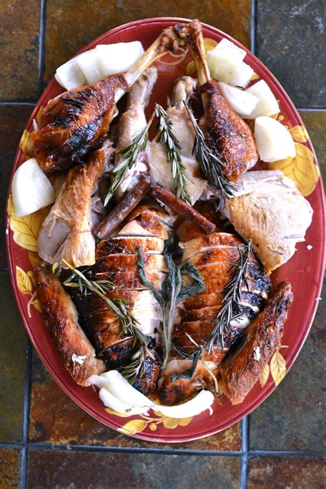 Roasted Turkey The Alton Brown Way Roasted Turkey Turkey Food
