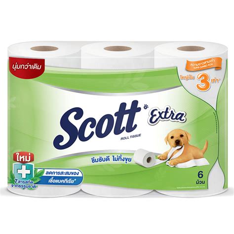 Scott Extra Roll Tissue Super Jumbo 6rolls Tops Online