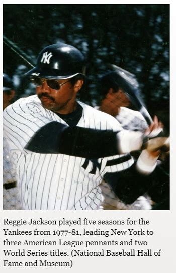 Reggie jackson autographed 1977 30th anniversary rawlings bat. VM - Talking Baseball, Eyewear and the World Series: Five Stories for October