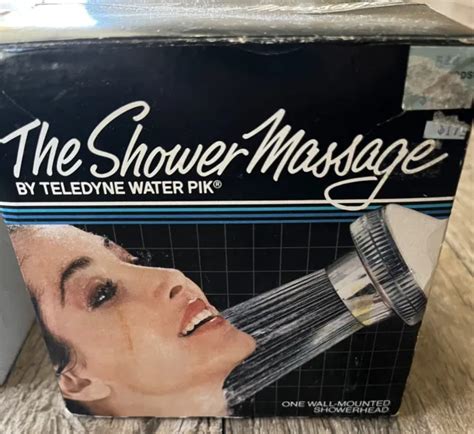 Vintage 1985 Teledyne The Shower Massage Wall Mounted Shower Head Model Sm 2u 59 00 Picclick
