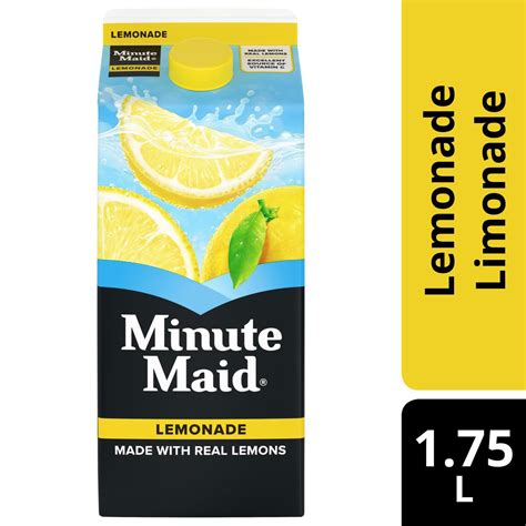 Minute Maid Light Lemonade 175l Carton Walmart Canada