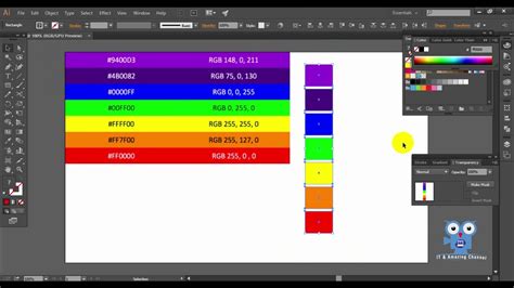 How To Create Custom Color Swatches In Adobe Illustrator Youtube
