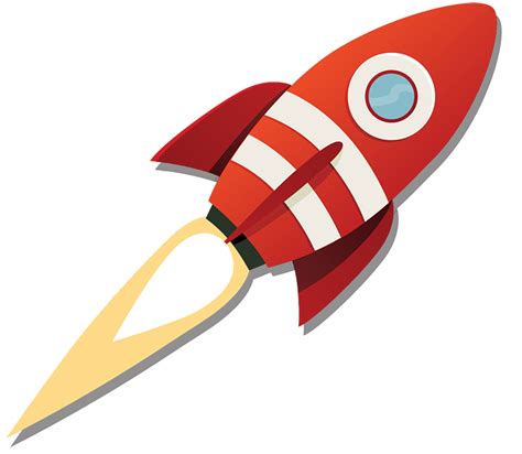 Cartoon Rocket Ship Transparent Background Rocket Space Spaceship