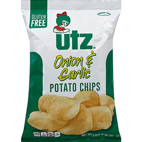 Utz Potato Chips Onion And Garlic Potato Fairplay Foods