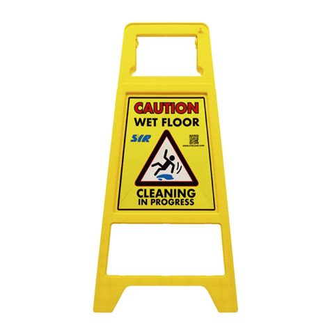 Syr Caution Wet Floor Sign Available In Cone Shape