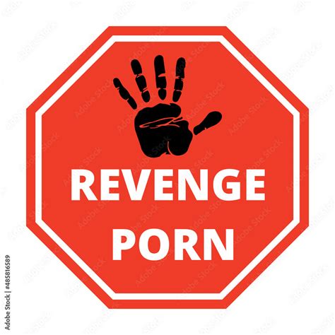 Stop Revenge Porn Sign Icon Stock Illustration Adobe Stock