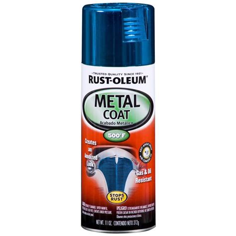 Rust Oleum Automotive 11 Oz Metal Coat Gloss Blue Spray Paint 251582
