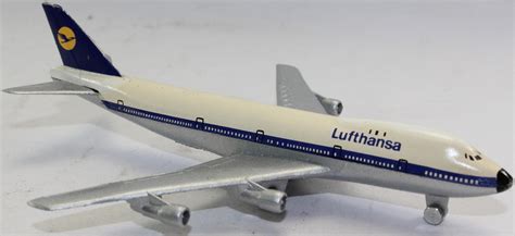 Lot Lufthansa Boeing 747 Model Plane Boxed