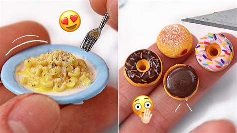 5 Diy Realistic Food For Dollhouse ~ Miniature Art Polymer Clay