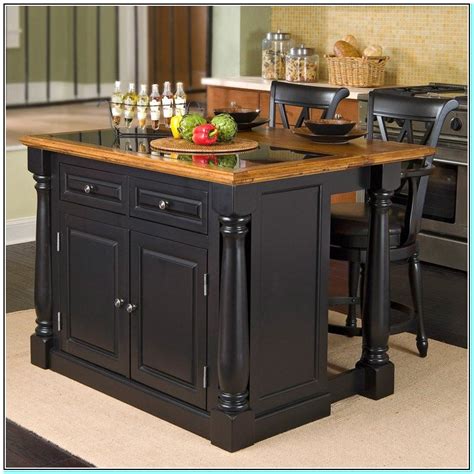 By that, we mean that they either have an extendable feature that allows them to be used as a table/desk/bar or that they have a design that allows them to be used as such. Kitchen Islands With Stools Ideas - Loccie Better Homes ...