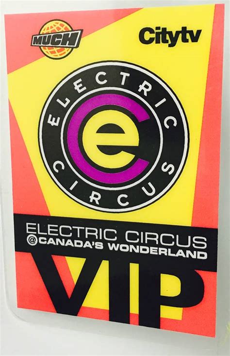 Electric Circus Much Music Party Magazine