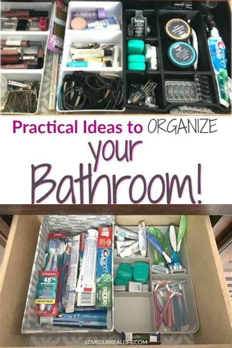 Practical Ideas And Hacks For Organizing Your Bathroom Drawers And