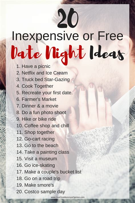 20 Inexpensive Or Free Date Night Ideas Free Date Night Ideas Ts