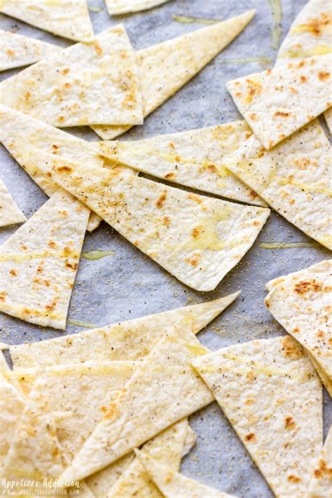 Oven Baked Tortilla Chips Recipe Appetizer Addiction