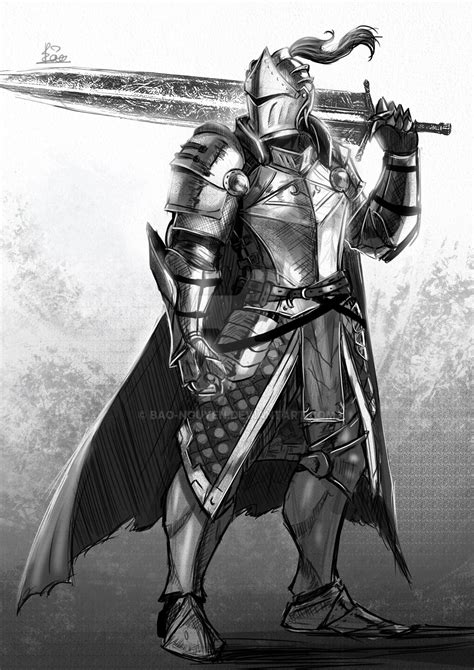 Knight Armor Sketch By Bao Nguyen On Deviantart
