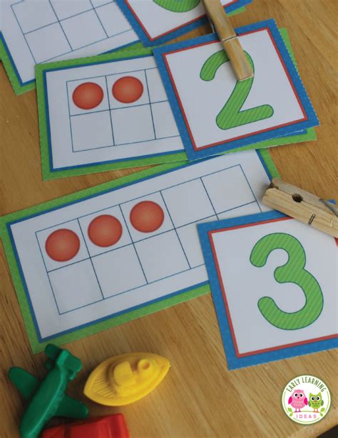 Prek Math Activities Preschool Math Centers Ten Frame Activities