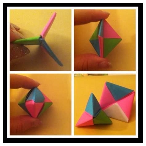 Make Origami Jewel Pop Origami Jewels Origami Origami Instructions