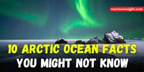 10 Arctic Ocean Facts You Might Not Know Maritime And Salvage Wolrd