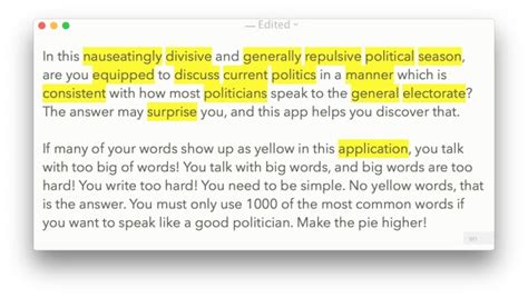 Write Like A Politician With Simple Language Editor For Mac