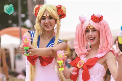 Chibi Moon And Usagi Cosplay Sailor Moon Bikini By Lunathecatchan On