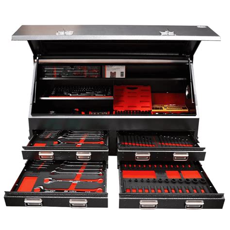 532 Piece Fully Enclosed 4 Drawer Monster Truck Tool Kit 1500mm