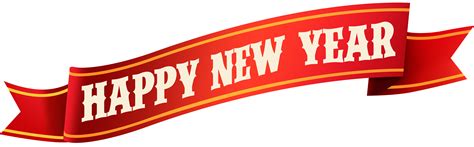 New Year Png Transparent Image Download Size 8000x2485px