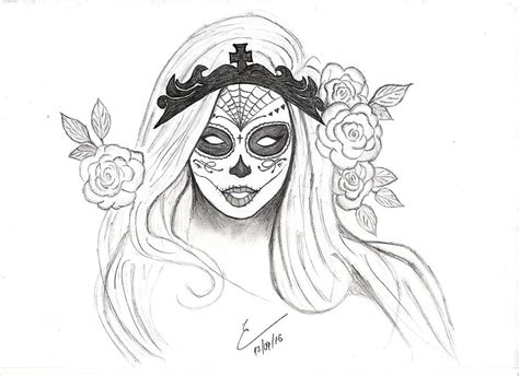 Mexican Skull Drawing by Marcelo Udo - Fine Art America