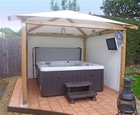 A hot tub cover will reduce the amount of debris that makes its way into your tub. 25 Most Mesmerizing Hot Tub Cover Ideas for Ultimate Relaxing Time - GODIYGO.COM