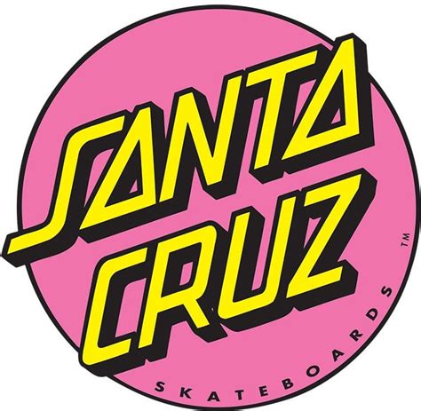 Santa Cruz Other Dot 3 Sticker Pink Free Shipping