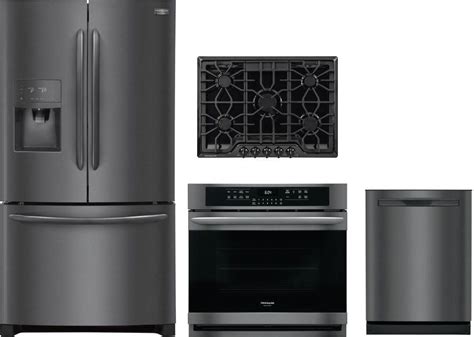 Frigidaire Frrectwodw87 4 Piece Kitchen Appliances Package With French