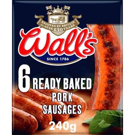 Walls Pork Sausages 8 X 410g Compare Prices And Where To Buy